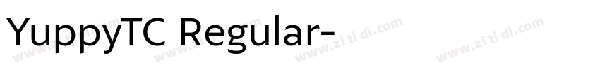 YuppyTC Regular字体转换
